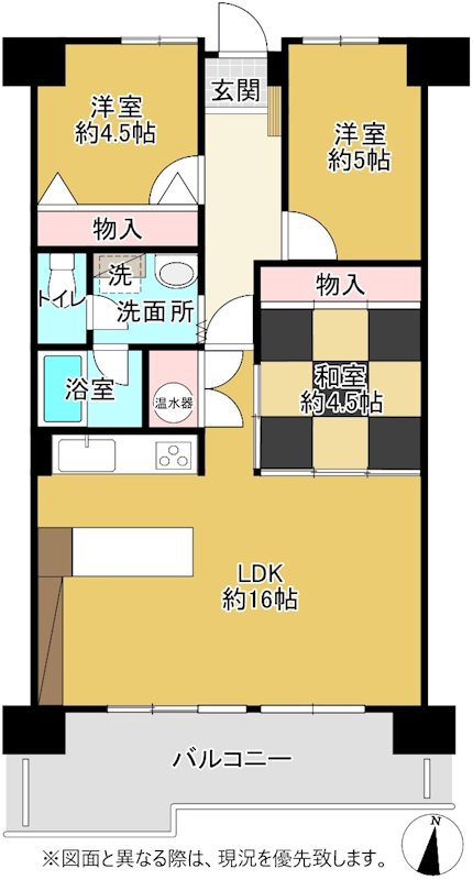 アイランドコート郷東町 間取図・土地図