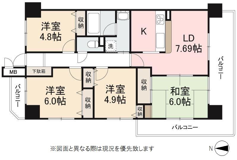 ダイアパレスラミューズ太田 間取図・土地図