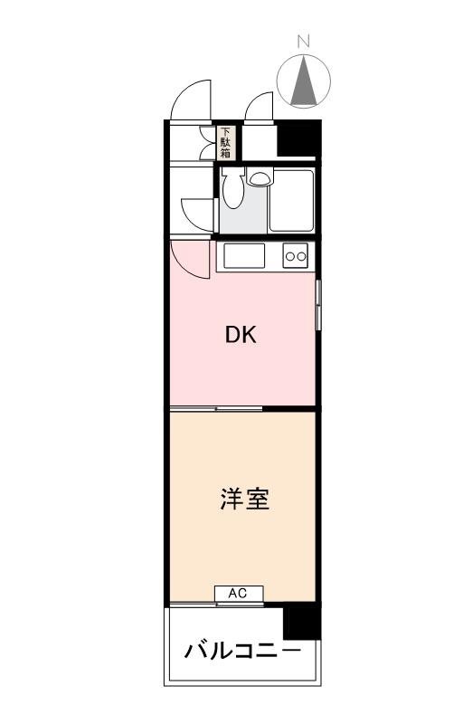 ダイアパレス中新町第3 間取図・土地図