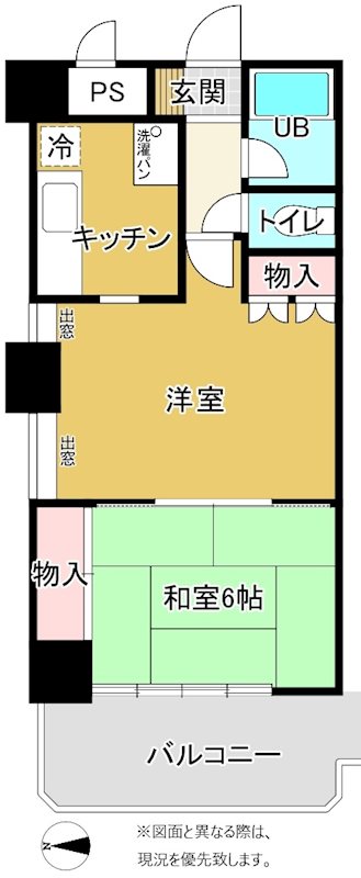 ダイアパレスパークサイド栗林 間取図・土地図