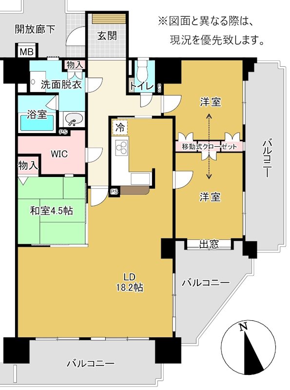 サーパスシティ栗林 間取図・土地図