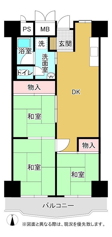労住協第14ビル西宝町マンション 間取図・土地図