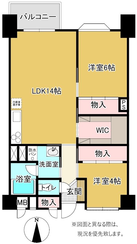 サニーコート高松 間取図・土地図