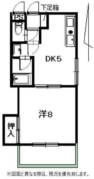 ベルエール八本松 間取図・土地図